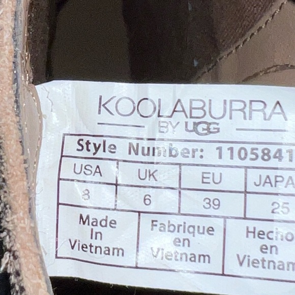 UGG Koolaburra Women’s Suede Boots - Elista Amphora Size 8M - Picture 9 of 14